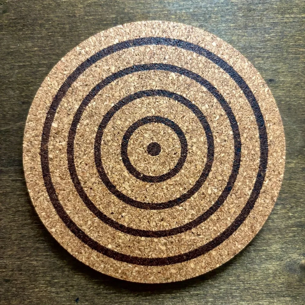 Naruto Dojutsu Anime Eyes Cork Coasters Lot of 9